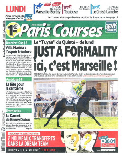 PARIS COURSES (DIMANCHE)