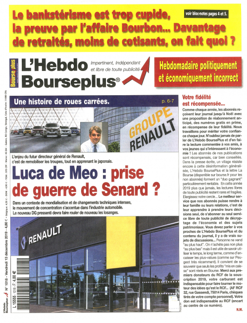 L'HEBDO BOURSE PLUS