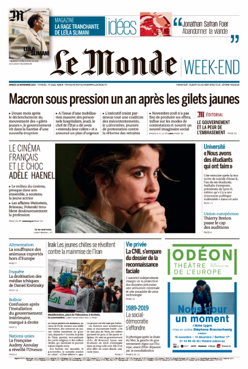 LE MONDE - WEEK END