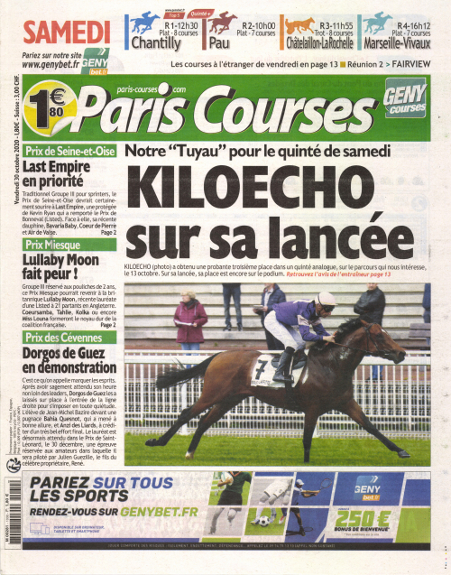 PARIS COURSES - QUOTIDIEN
