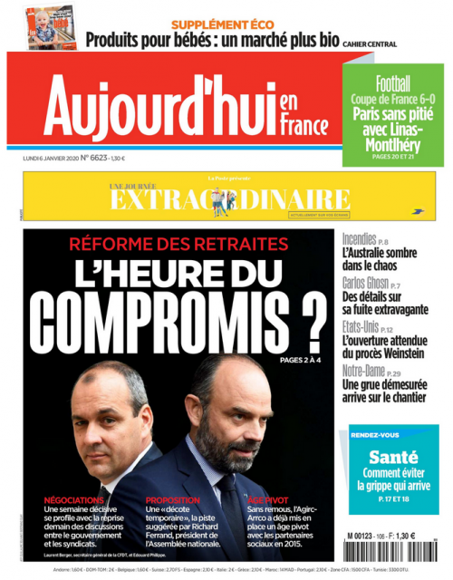 AUJOURD'HUI EN FRANCE