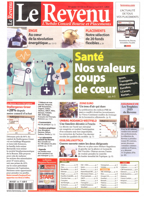 LE REVENU HEBDO - BOURSE