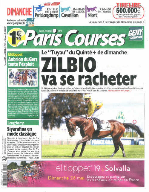 PARIS COURSES - QUOTIDIEN