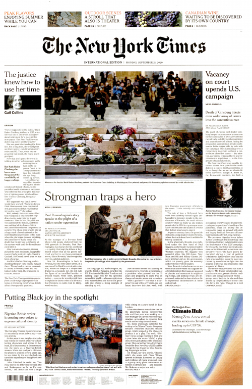 INTERNATIONAL THE NEW YORK TIMES (EX- INTERNATIONAL HERALD TRIBUNE)