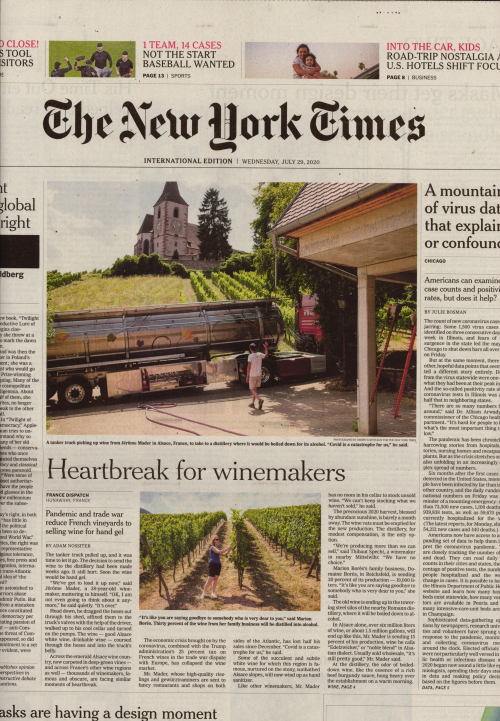INTERNATIONAL THE NEW YORK TIMES (EX- INTERNATIONAL HERALD TRIBUNE)
