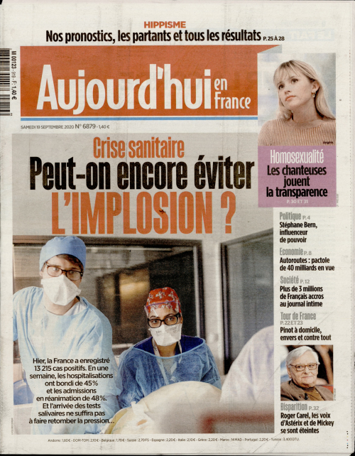 AUJOURD'HUI EN FRANCE