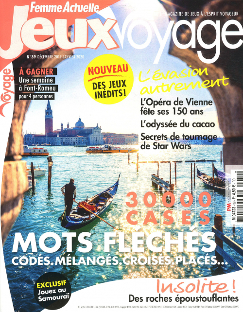 FEMME ACTUELLE JEUX VOYAGE