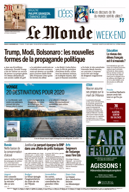 LE MONDE - WEEK END