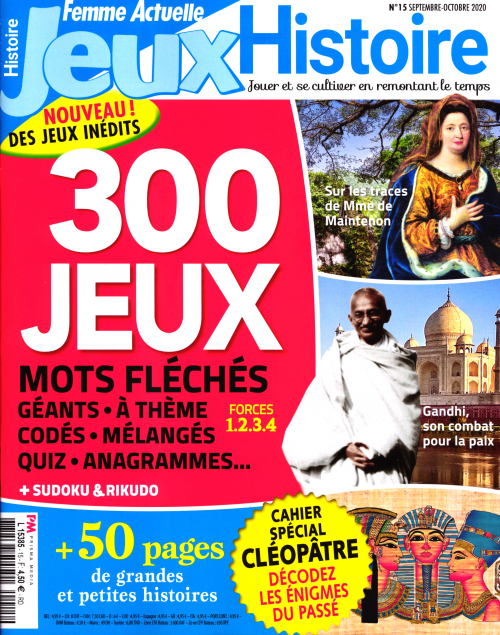 FEMME ACTUELLE JEUX HISTOIRE