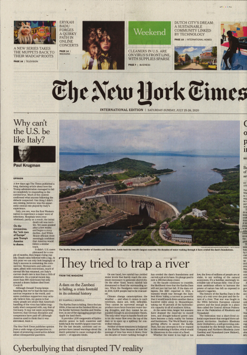 INTERNATIONAL THE NEW YORK TIMES (EX- INTERNATIONAL HERALD TRIBUNE)