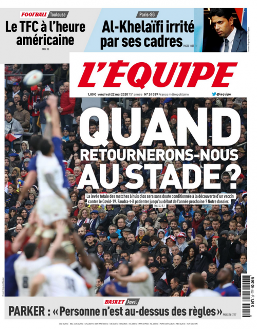 L'ÉQUIPE - MARDI / VENDREDI