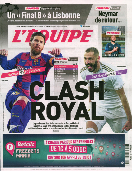 L'ÉQUIPE - WEEK-END (SAMEDI)