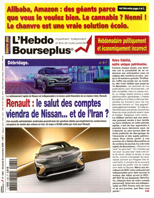 L'HEBDO BOURSE PLUS