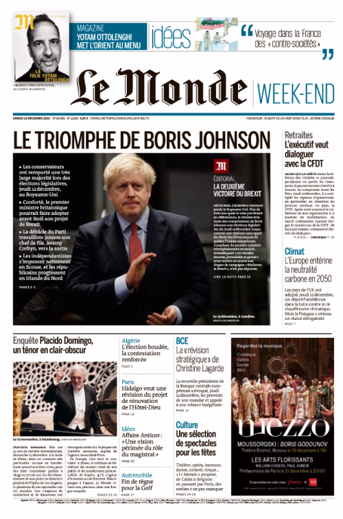 LE MONDE - WEEK END