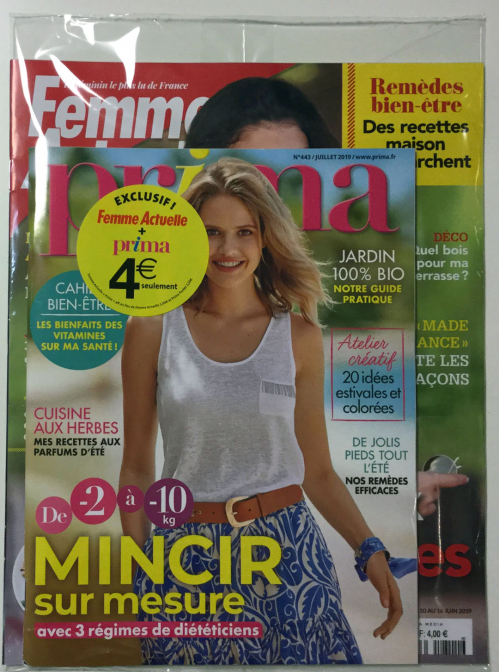 FEMME ACTUELLE + PRIMA POCHE
