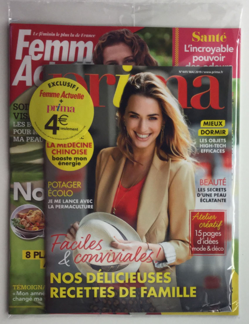 FEMME ACTUELLE + PRIMA POCHE