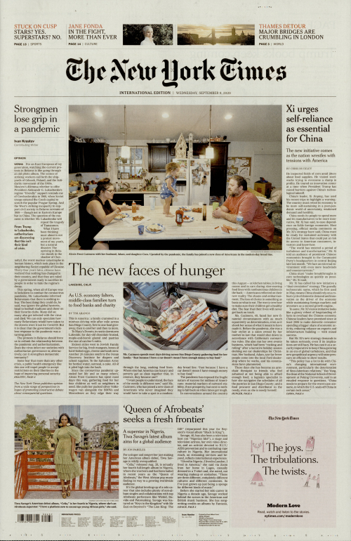 INTERNATIONAL THE NEW YORK TIMES (EX- INTERNATIONAL HERALD TRIBUNE)
