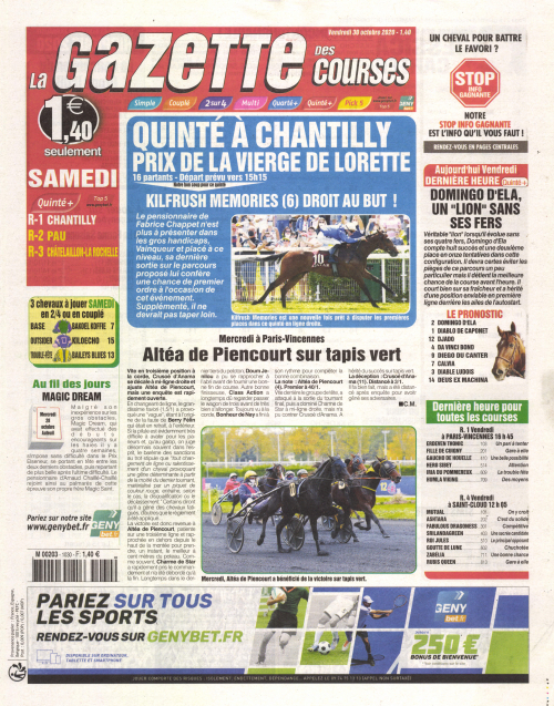 LA GAZETTE DES COURSES
