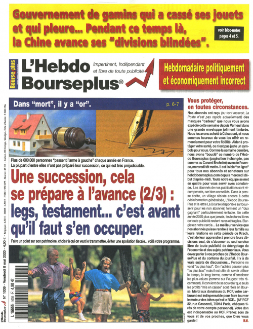 L'HEBDO BOURSE PLUS