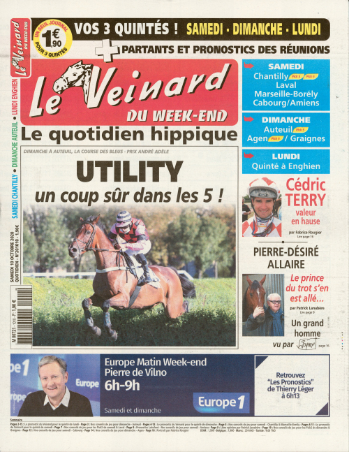 LE VEINARD DU WEEK-END
