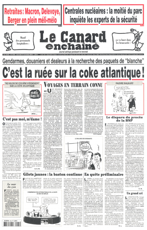 LE CANARD ENCHAÎNÉ