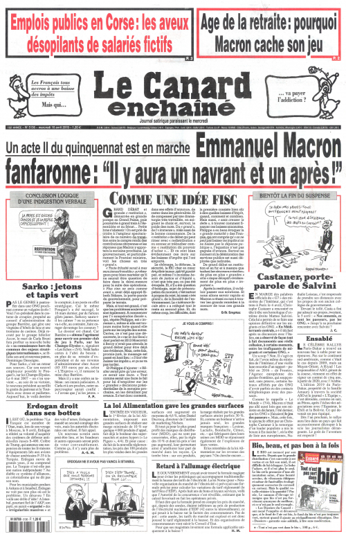 LE CANARD ENCHAÎNÉ