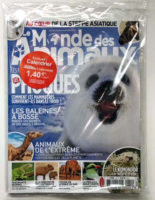 LE MONDE DES ANIMAUX + CALENDRIER