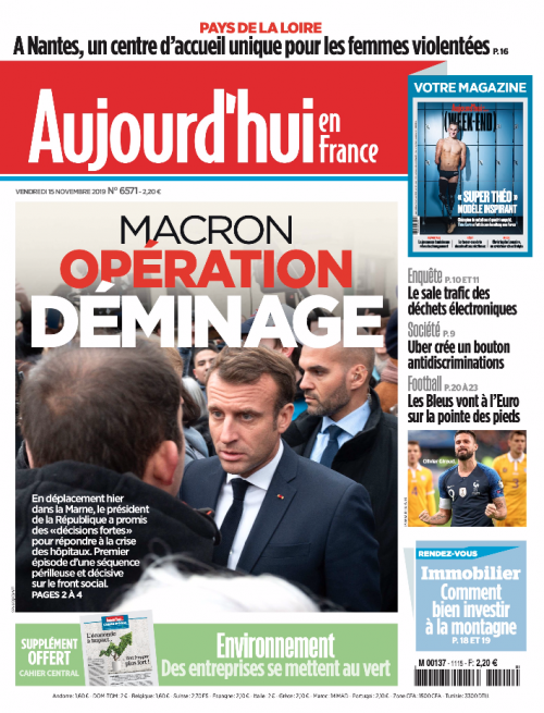 AUJOURD'HUI EN FRANCE - VENDREDI