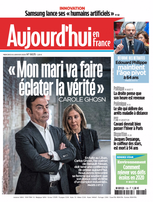 AUJOURD'HUI EN FRANCE