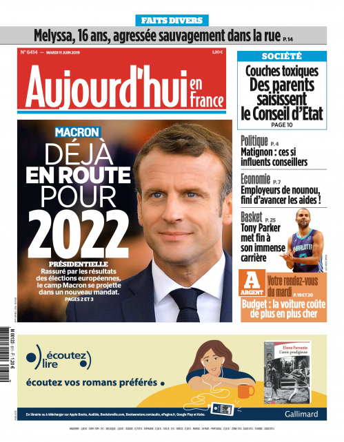 AUJOURD'HUI EN FRANCE
