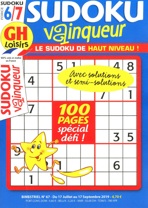 GH SUDOKU VAINQUEUR