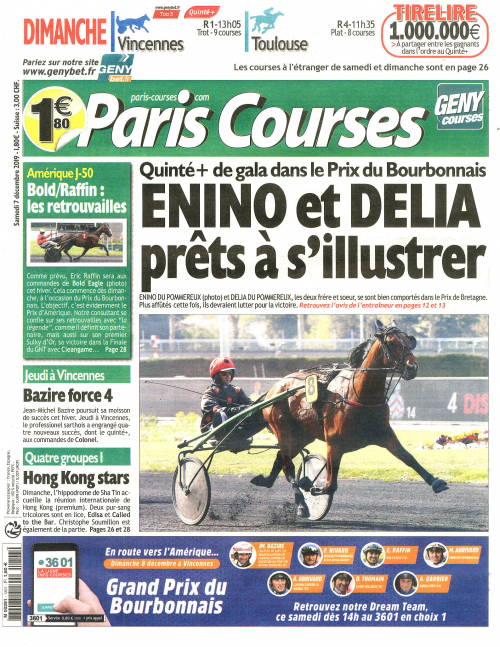 PARIS COURSES - QUOTIDIEN