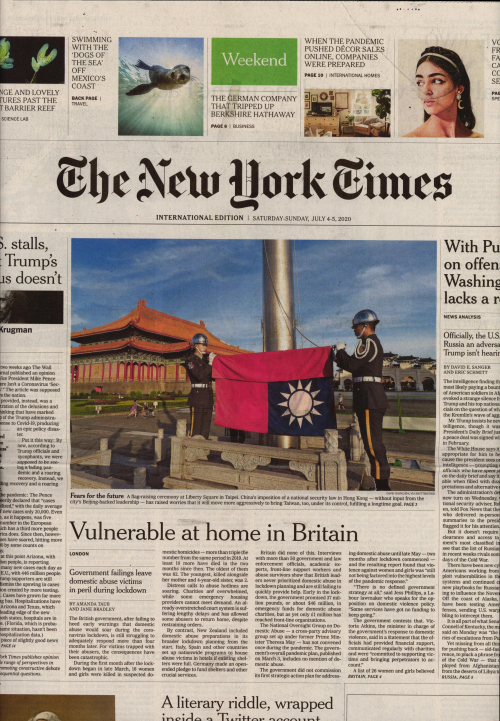INTERNATIONAL THE NEW YORK TIMES (EX- INTERNATIONAL HERALD TRIBUNE)
