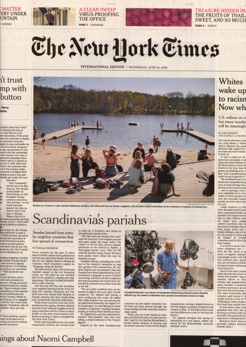 INTERNATIONAL THE NEW YORK TIMES (EX- INTERNATIONAL HERALD TRIBUNE)