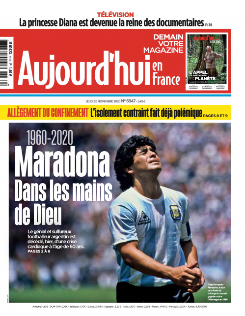 AUJOURD'HUI EN FRANCE