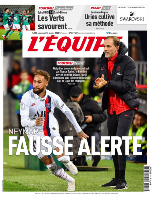 L'ÉQUIPE - MARDI / VENDREDI