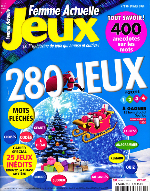 FEMME ACTUELLE JEUX