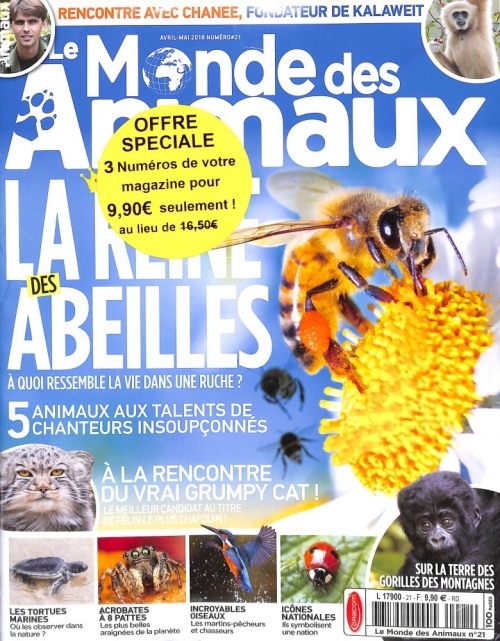 LE MONDE DES ANIMAUX + CALENDRIER