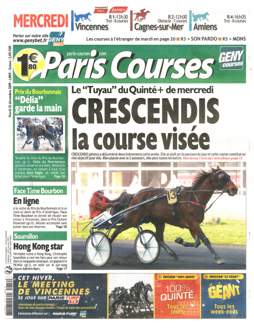 PARIS COURSES - QUOTIDIEN