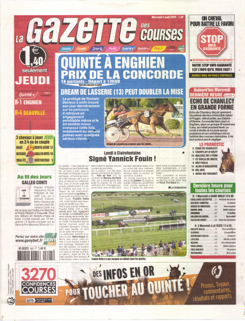 LA GAZETTE DES COURSES