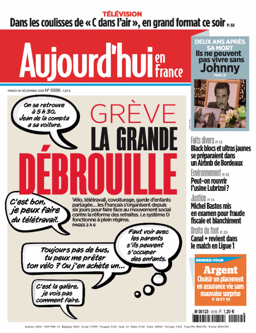 AUJOURD'HUI EN FRANCE