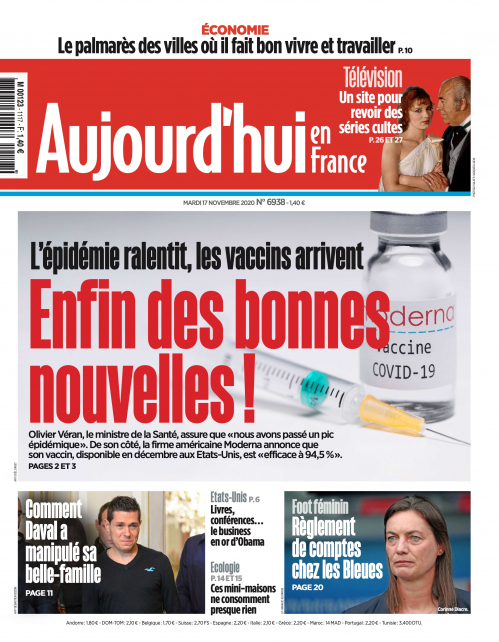 AUJOURD'HUI EN FRANCE