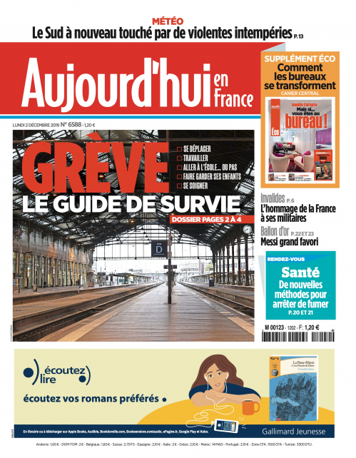 AUJOURD'HUI EN FRANCE