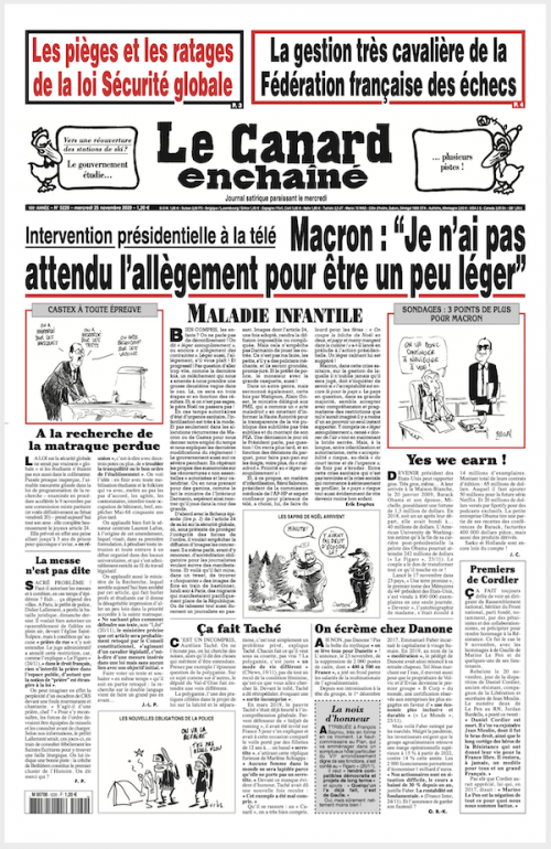 LE CANARD ENCHAÎNÉ