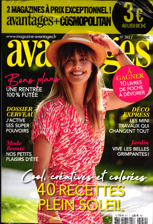 AVANTAGES + COSMOPOLITAN