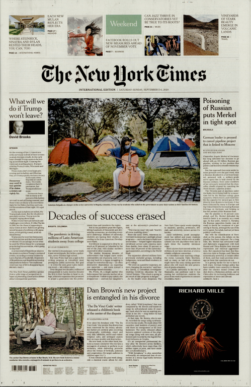 INTERNATIONAL THE NEW YORK TIMES (EX- INTERNATIONAL HERALD TRIBUNE)