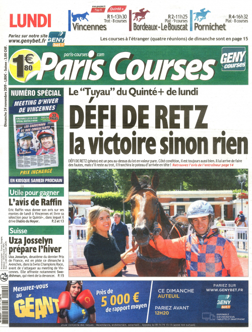 PARIS COURSES (DIMANCHE)