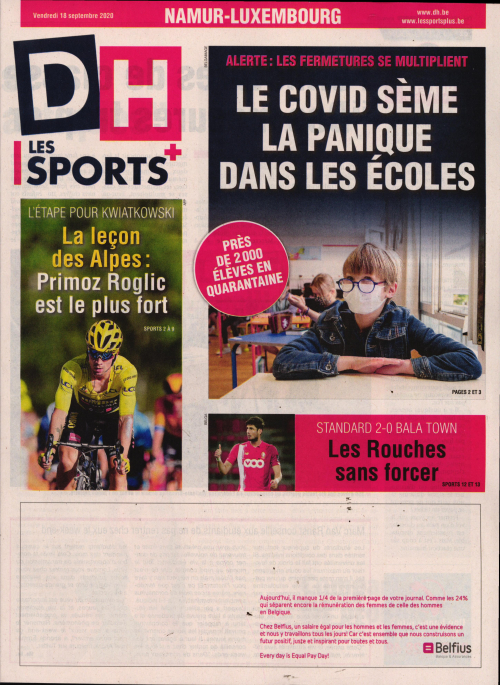 DH LES SPORTS - LA DERNIÈRE HEURE LES SPORTS (BEL)
