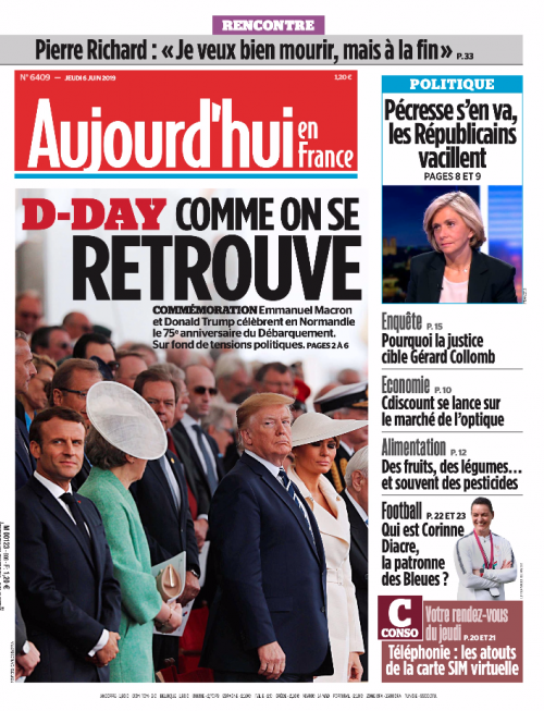AUJOURD'HUI EN FRANCE