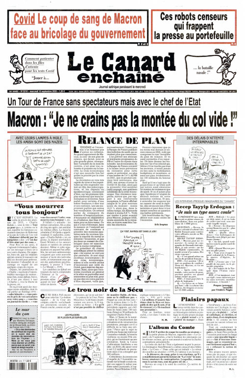 LE CANARD ENCHAÎNÉ